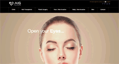 Desktop Screenshot of aigclinics.com